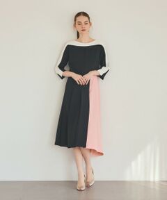 GRACE CONTINENTAL / グレースコンチネンタル ロング・マキシ丈ワンピース | カラーブロックドレス