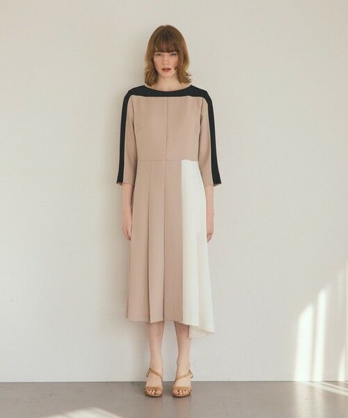 GRACE CONTINENTAL / グレースコンチネンタル ロング・マキシ丈ワンピース | カラーブロックドレス | 詳細1