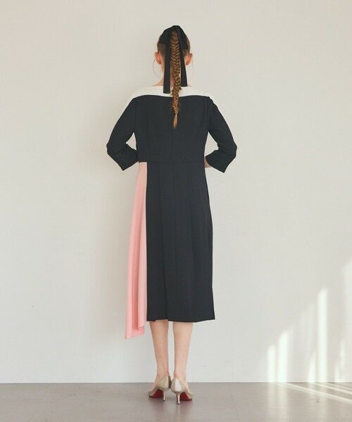 GRACE CONTINENTAL / グレースコンチネンタル ロング・マキシ丈ワンピース | カラーブロックドレス | 詳細10