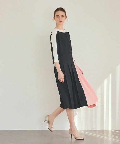 GRACE CONTINENTAL / グレースコンチネンタル ロング・マキシ丈ワンピース | カラーブロックドレス | 詳細5