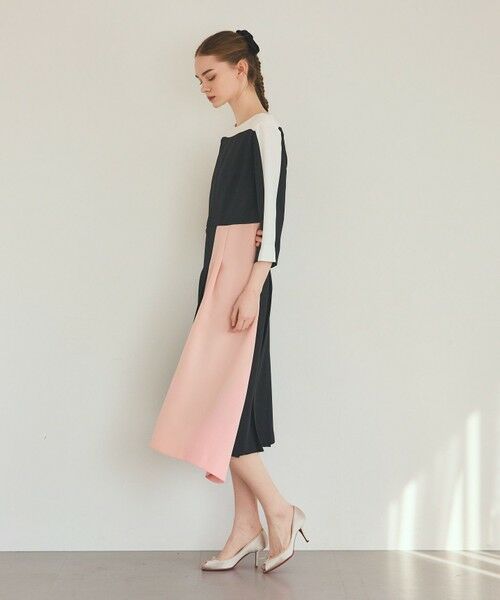 GRACE CONTINENTAL / グレースコンチネンタル ロング・マキシ丈ワンピース | カラーブロックドレス | 詳細6
