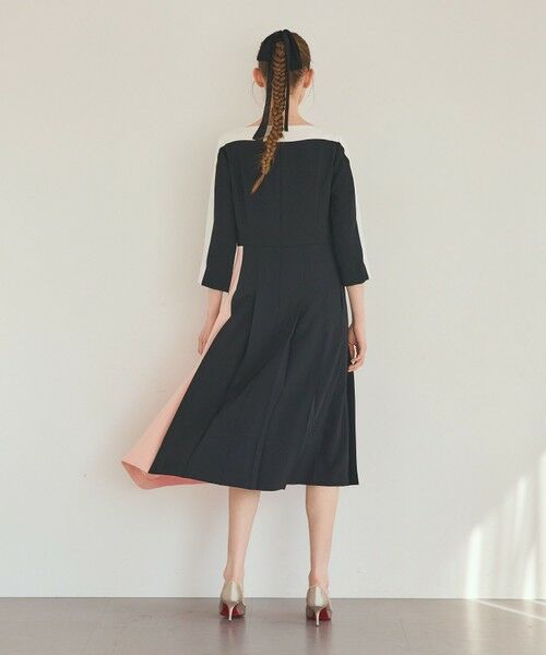 GRACE CONTINENTAL / グレースコンチネンタル ロング・マキシ丈ワンピース | カラーブロックドレス | 詳細7