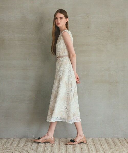 GRACE CONTINENTAL / グレースコンチネンタル ドレス | レースボーダードレス | 詳細1