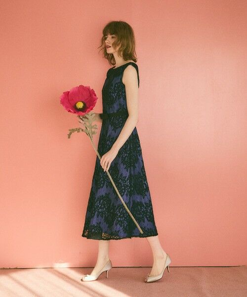 GRACE CONTINENTAL / グレースコンチネンタル ドレス | レースボーダードレス | 詳細7