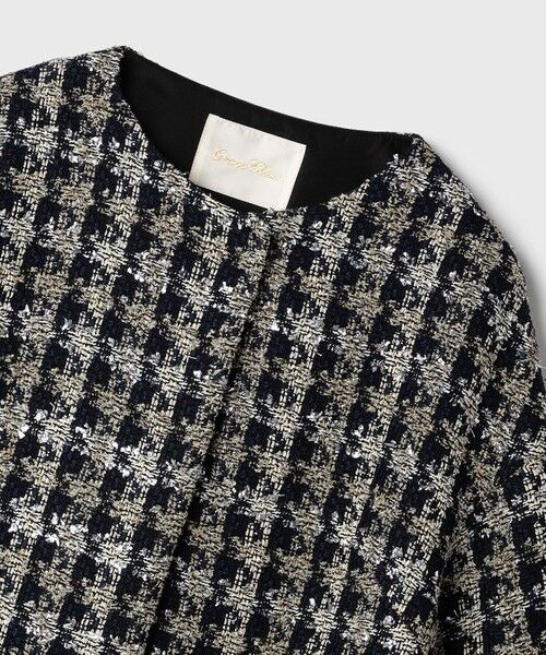 GRACE CONTINENTAL / グレースコンチネンタル その他アウター | シャイニーツイードコート | 詳細10