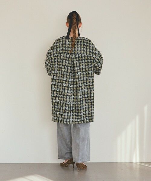 GRACE CONTINENTAL / グレースコンチネンタル その他アウター | シャイニーツイードコート | 詳細6