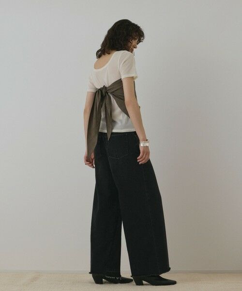 GRACE CONTINENTAL / グレースコンチネンタル デニムパンツ | ハイウエストバギ−デニム | 詳細2