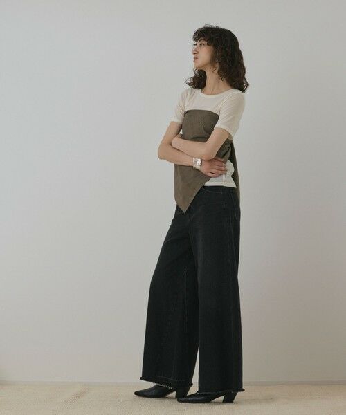 GRACE CONTINENTAL / グレースコンチネンタル デニムパンツ | ハイウエストバギ−デニム | 詳細3