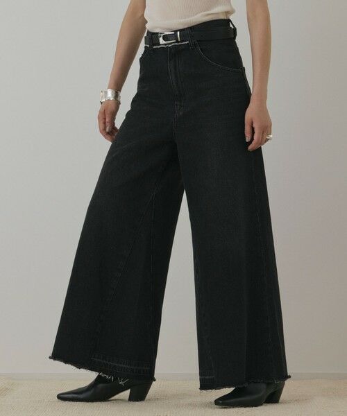 GRACE CONTINENTAL / グレースコンチネンタル デニムパンツ | ハイウエストバギ−デニム | 詳細4