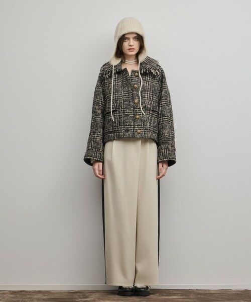 GRACE CONTINENTAL / グレースコンチネンタル その他アウター | パディングツイードジャケット | 詳細1