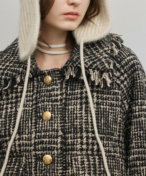 GRACE CONTINENTAL / グレースコンチネンタル その他アウター | パディングツイードジャケット | 詳細8