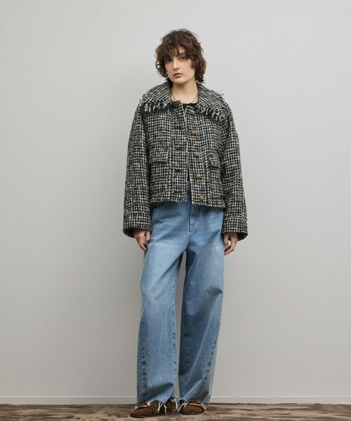 GRACE CONTINENTAL / グレースコンチネンタル その他アウター | パディングツイードジャケット | 詳細13