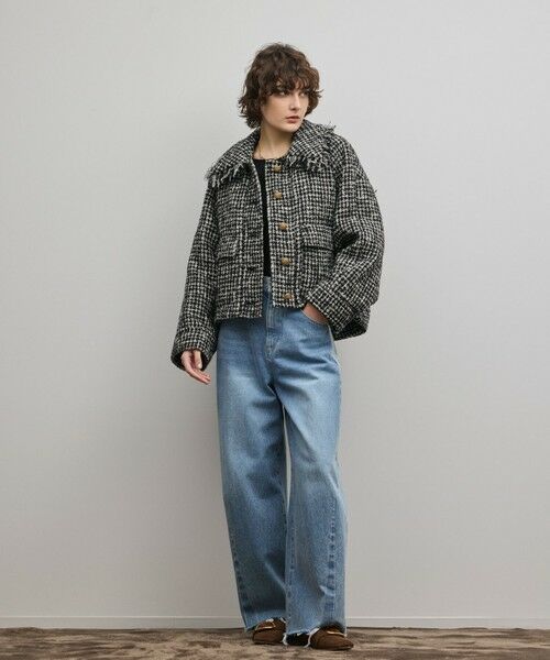 GRACE CONTINENTAL / グレースコンチネンタル その他アウター | パディングツイードジャケット | 詳細15