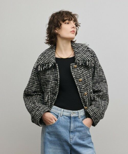 GRACE CONTINENTAL / グレースコンチネンタル その他アウター | パディングツイードジャケット | 詳細22