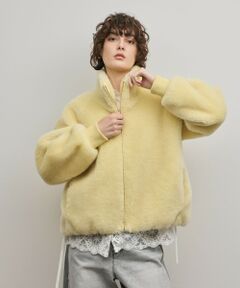 GRACE CONTINENTAL / グレースコンチネンタル その他アウター | ウールボアスタンドカラージャケット