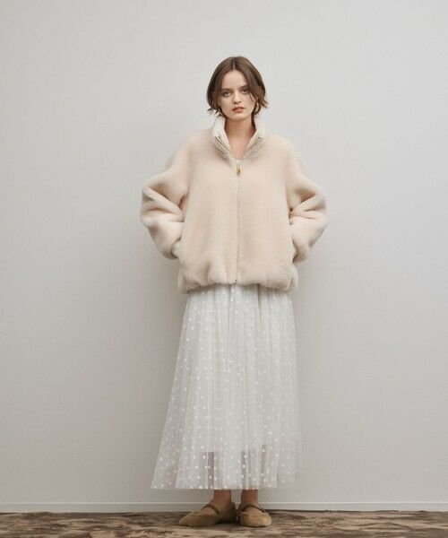 GRACE CONTINENTAL / グレースコンチネンタル その他アウター | ウールボアスタンドカラージャケット | 詳細2