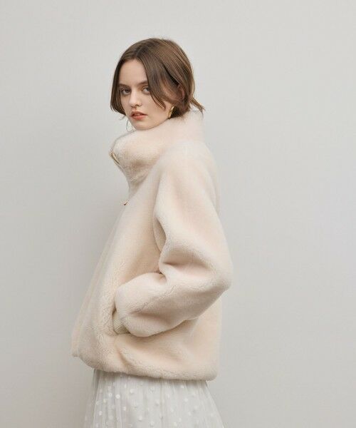 GRACE CONTINENTAL / グレースコンチネンタル その他アウター | ウールボアスタンドカラージャケット | 詳細6