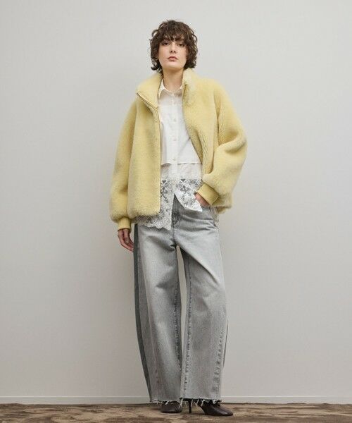 GRACE CONTINENTAL / グレースコンチネンタル その他アウター | ウールボアスタンドカラージャケット | 詳細10