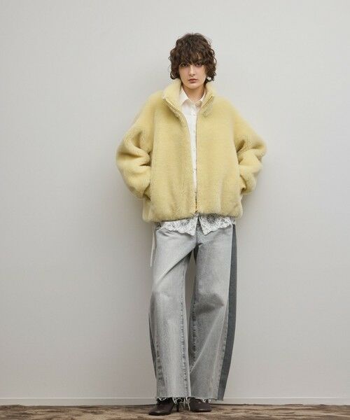 GRACE CONTINENTAL / グレースコンチネンタル その他アウター | ウールボアスタンドカラージャケット | 詳細13