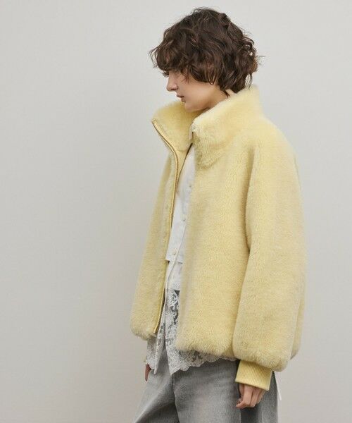 GRACE CONTINENTAL / グレースコンチネンタル その他アウター | ウールボアスタンドカラージャケット | 詳細14