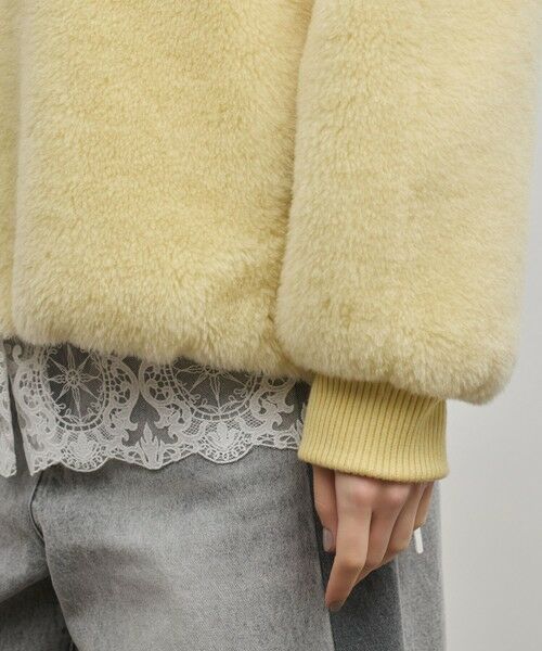 GRACE CONTINENTAL / グレースコンチネンタル その他アウター | ウールボアスタンドカラージャケット | 詳細19