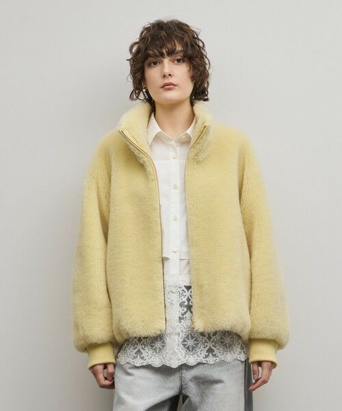 GRACE CONTINENTAL / グレースコンチネンタル その他アウター | ウールボアスタンドカラージャケット | 詳細9