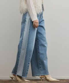 GRACE CONTINENTAL / グレースコンチネンタル デニムパンツ | サイドラインデニムパンツ