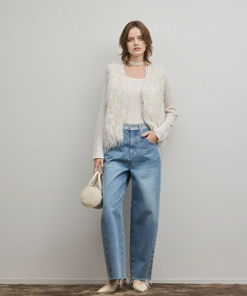 GRACE CONTINENTAL / グレースコンチネンタル デニムパンツ | サイドラインデニムパンツ | 詳細1