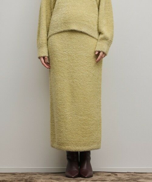 GRACE CONTINENTAL / グレースコンチネンタル ロング・マキシ丈スカート | ラメフェザーニットスカート | 詳細4