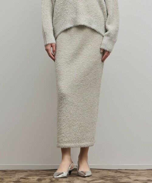GRACE CONTINENTAL / グレースコンチネンタル ロング・マキシ丈スカート | ラメフェザーニットスカート | 詳細13