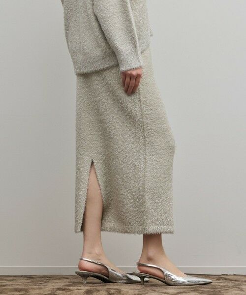 GRACE CONTINENTAL / グレースコンチネンタル ロング・マキシ丈スカート | ラメフェザーニットスカート | 詳細14