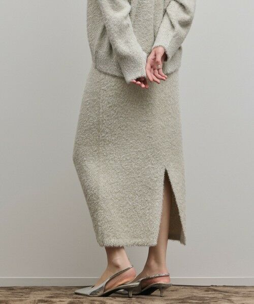 GRACE CONTINENTAL / グレースコンチネンタル ロング・マキシ丈スカート | ラメフェザーニットスカート | 詳細15