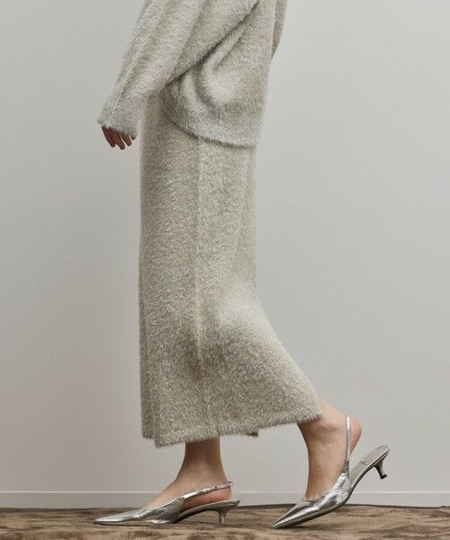 GRACE CONTINENTAL / グレースコンチネンタル ロング・マキシ丈スカート | ラメフェザーニットスカート | 詳細16