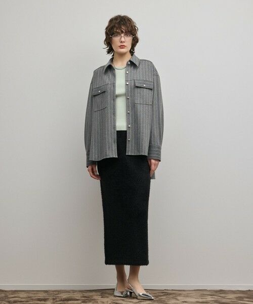 GRACE CONTINENTAL / グレースコンチネンタル ロング・マキシ丈スカート | ラメフェザーニットスカート | 詳細17