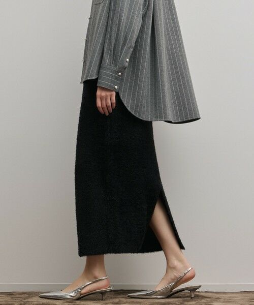 GRACE CONTINENTAL / グレースコンチネンタル ロング・マキシ丈スカート | ラメフェザーニットスカート | 詳細21