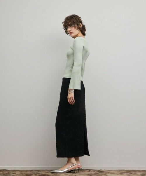 GRACE CONTINENTAL / グレースコンチネンタル ロング・マキシ丈スカート | ラメフェザーニットスカート | 詳細23