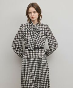 GRACE CONTINENTAL / グレースコンチネンタル ロング・マキシ丈ワンピース | バイカラーチェックプリントワンピース