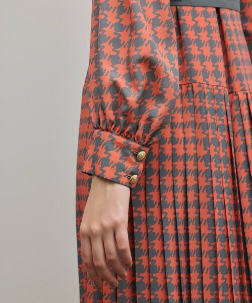 GRACE CONTINENTAL / グレースコンチネンタル ロング・マキシ丈ワンピース | バイカラーチェックプリントワンピース | 詳細13