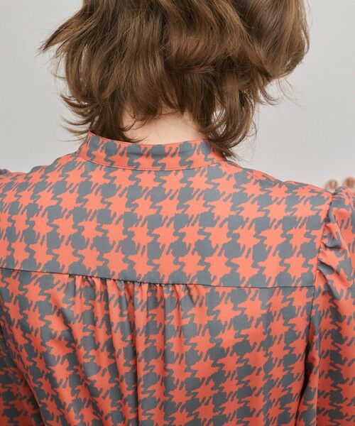 GRACE CONTINENTAL / グレースコンチネンタル ロング・マキシ丈ワンピース | バイカラーチェックプリントワンピース | 詳細15