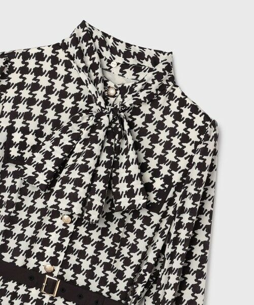 GRACE CONTINENTAL / グレースコンチネンタル ロング・マキシ丈ワンピース | バイカラーチェックプリントワンピース | 詳細30