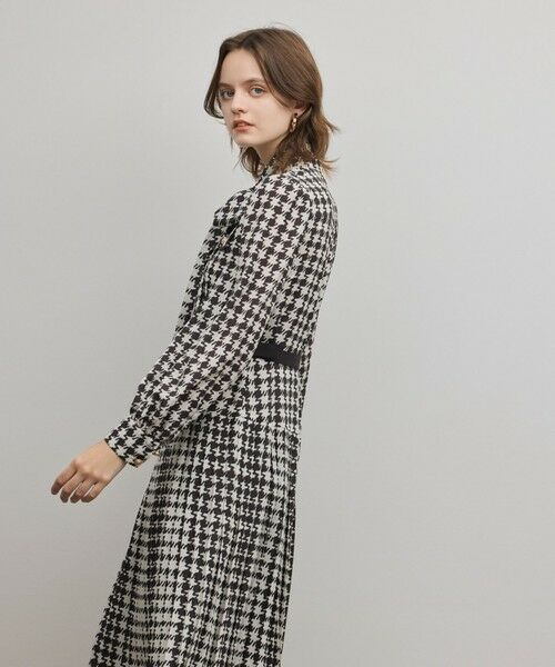 GRACE CONTINENTAL / グレースコンチネンタル ロング・マキシ丈ワンピース | バイカラーチェックプリントワンピース | 詳細24