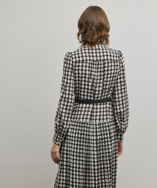 GRACE CONTINENTAL / グレースコンチネンタル ロング・マキシ丈ワンピース | バイカラーチェックプリントワンピース | 詳細25