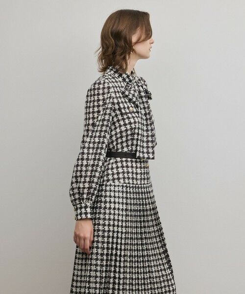 GRACE CONTINENTAL / グレースコンチネンタル ロング・マキシ丈ワンピース | バイカラーチェックプリントワンピース | 詳細26