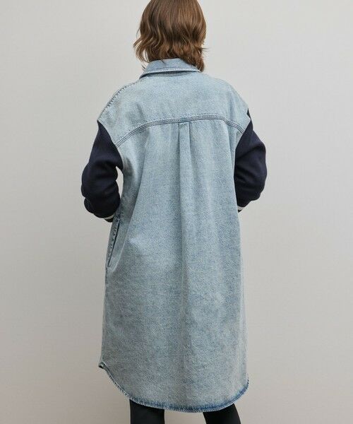 GRACE CONTINENTAL / グレースコンチネンタル ロング・マキシ丈ワンピース | ニットスリーブデニムワンピース | 詳細2