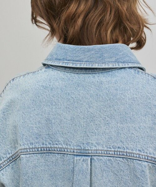 GRACE CONTINENTAL / グレースコンチネンタル ロング・マキシ丈ワンピース | ニットスリーブデニムワンピース | 詳細11