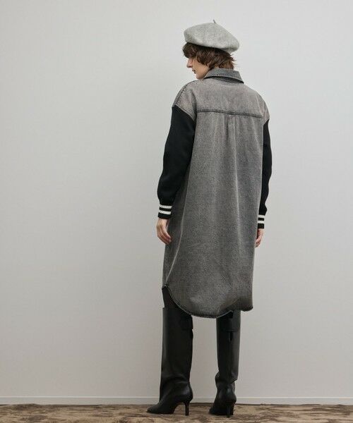 GRACE CONTINENTAL / グレースコンチネンタル ロング・マキシ丈ワンピース | ニットスリーブデニムワンピース | 詳細16