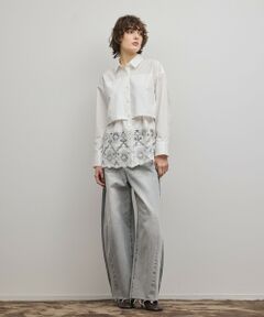 GRACE CONTINENTAL / グレースコンチネンタル シャツ・ブラウス | レースティアードシャツ