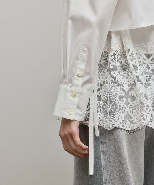 GRACE CONTINENTAL / グレースコンチネンタル シャツ・ブラウス | レースティアードシャツ | 詳細10