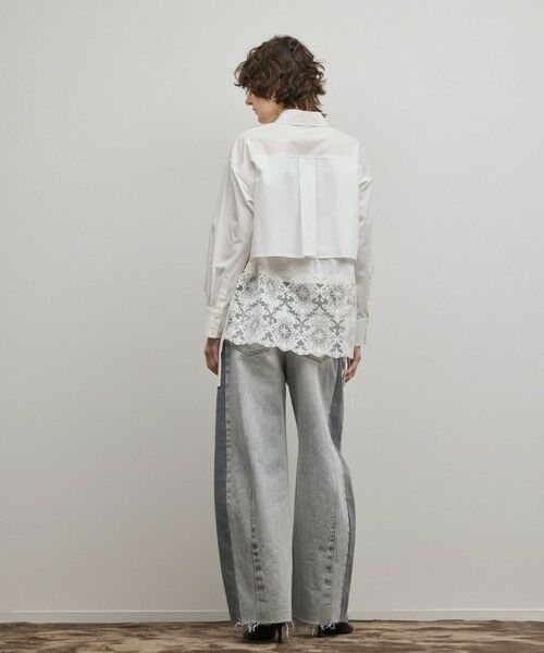 GRACE CONTINENTAL / グレースコンチネンタル シャツ・ブラウス | レースティアードシャツ | 詳細2