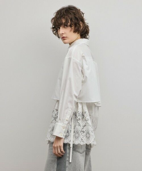 GRACE CONTINENTAL / グレースコンチネンタル シャツ・ブラウス | レースティアードシャツ | 詳細6